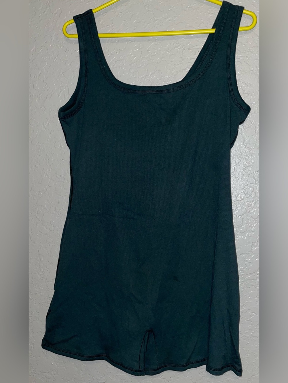 Skims Spruce Green Soft Rib Romper 3X